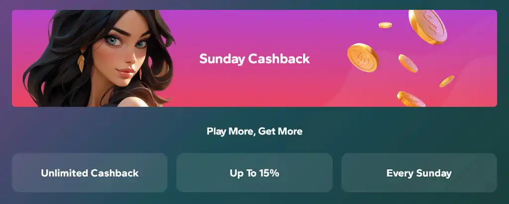 Wild Tornado Casino casback bonus